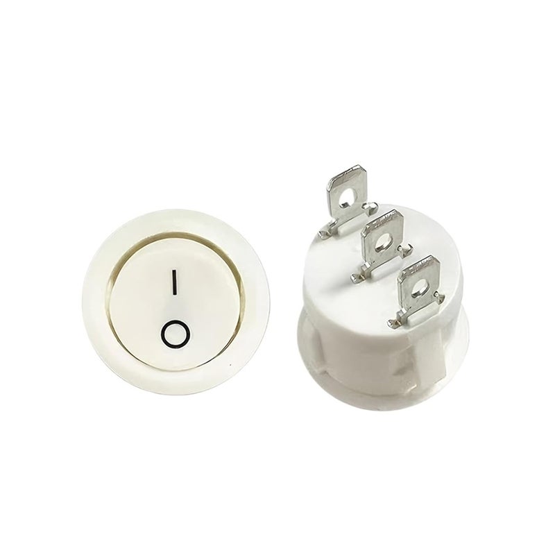 15PCS 20mm Round Rocker Switch Snap In 2Pin 3Pin SPST 6A 250V AC Power Button Mixed 2pin - Image 3
